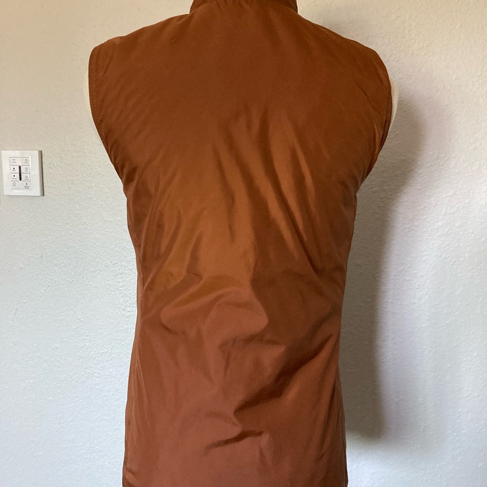 Lafayette 148 Bellamy fully reversible Vest in copper color size XXS - Picture 8 of 11